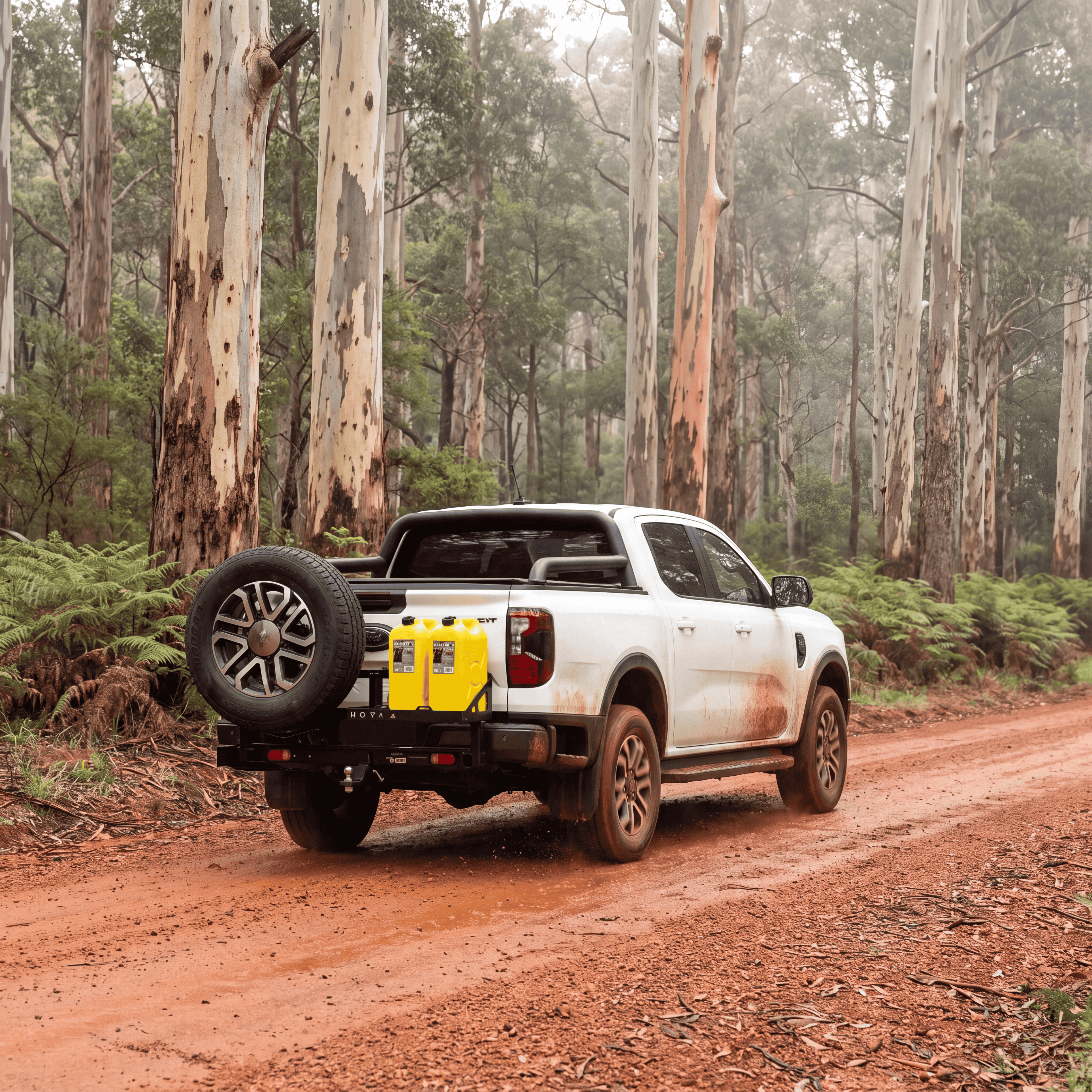 Ford Ranger Hitch-Mounted Rear Bar