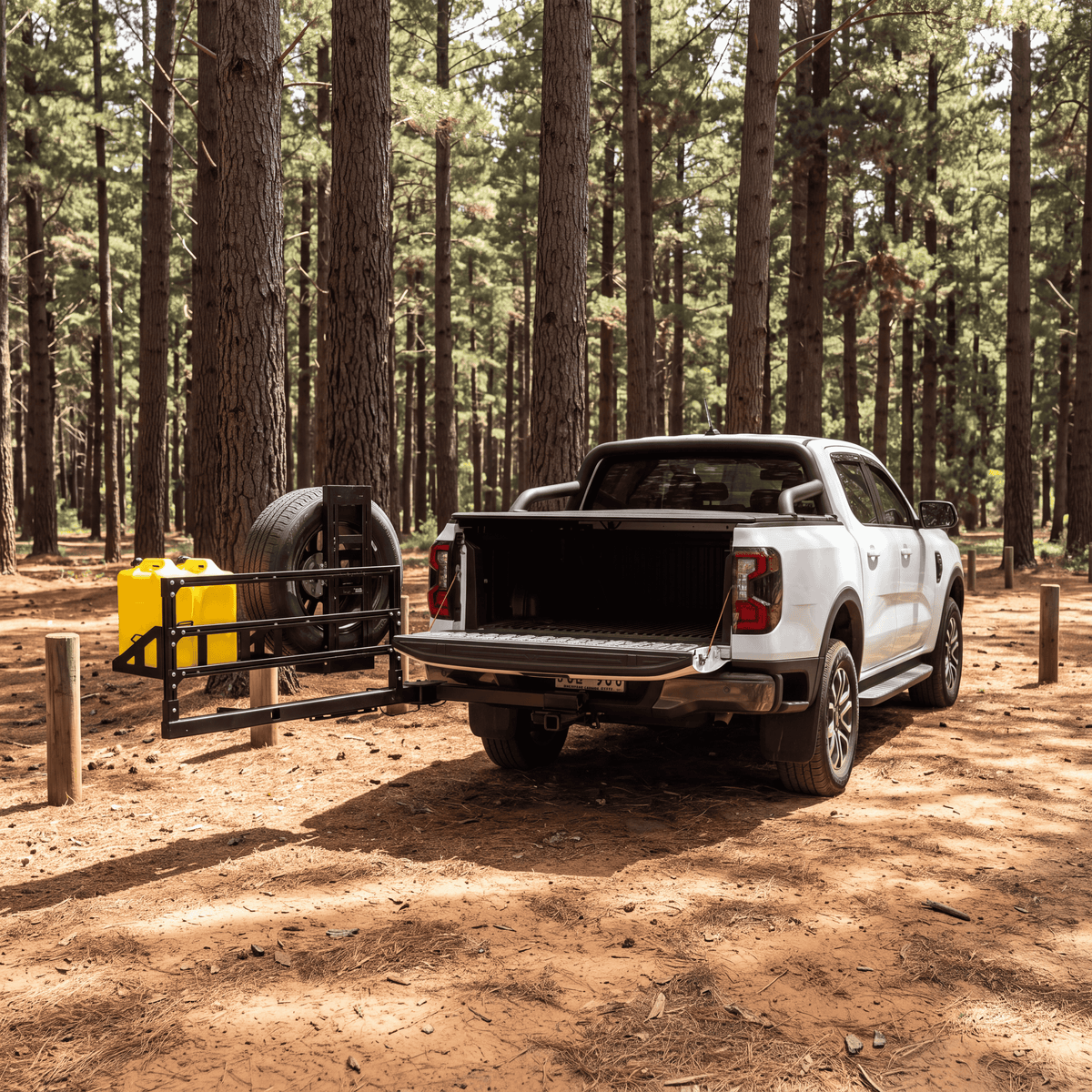 Ford Ranger Hitch-Mounted Rear Bar