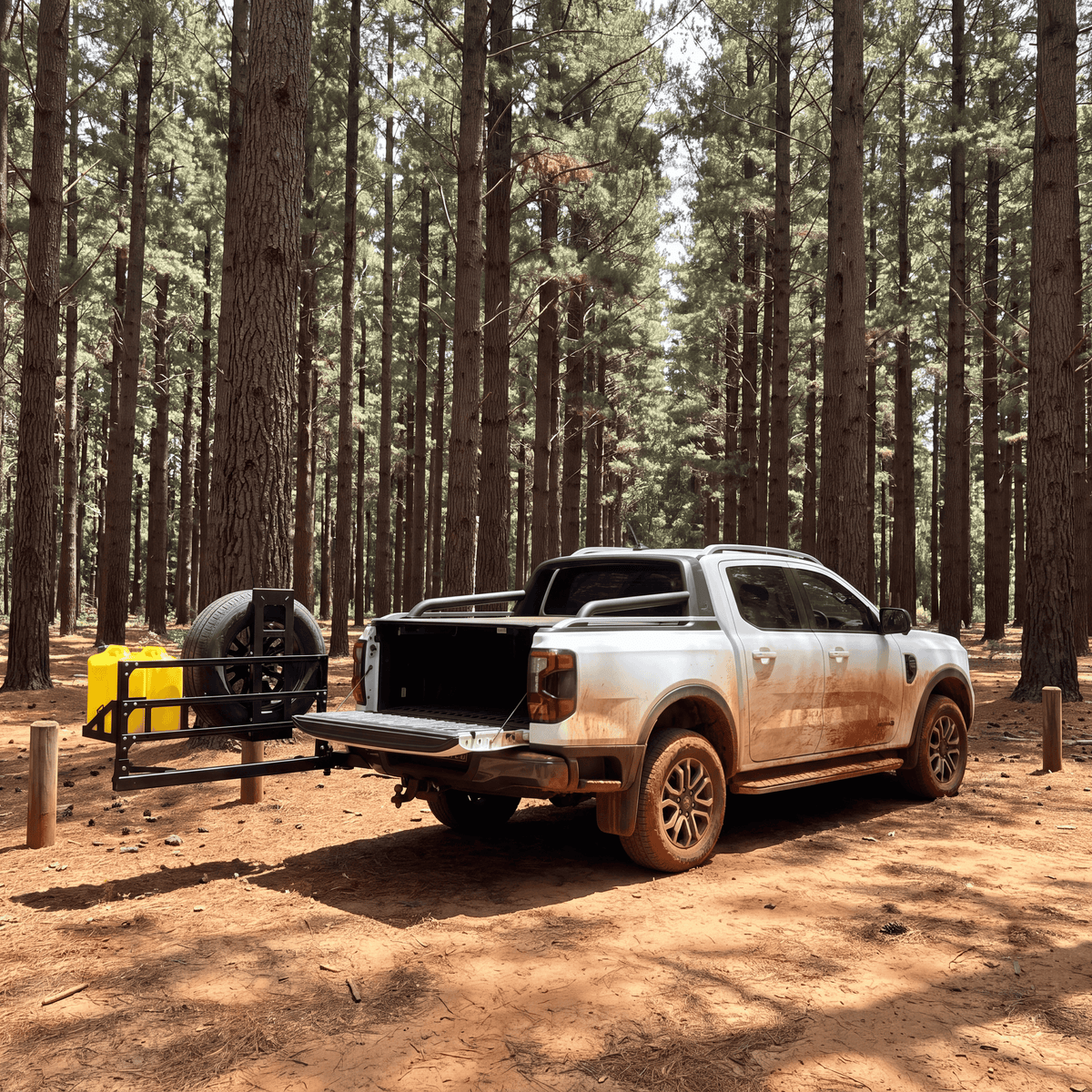 Ford Ranger Hitch-Mounted Rear Bar