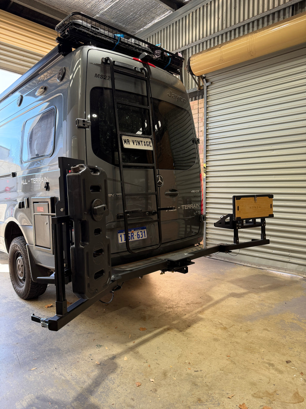 Sprinter Van Rear Bar Gear Carrier