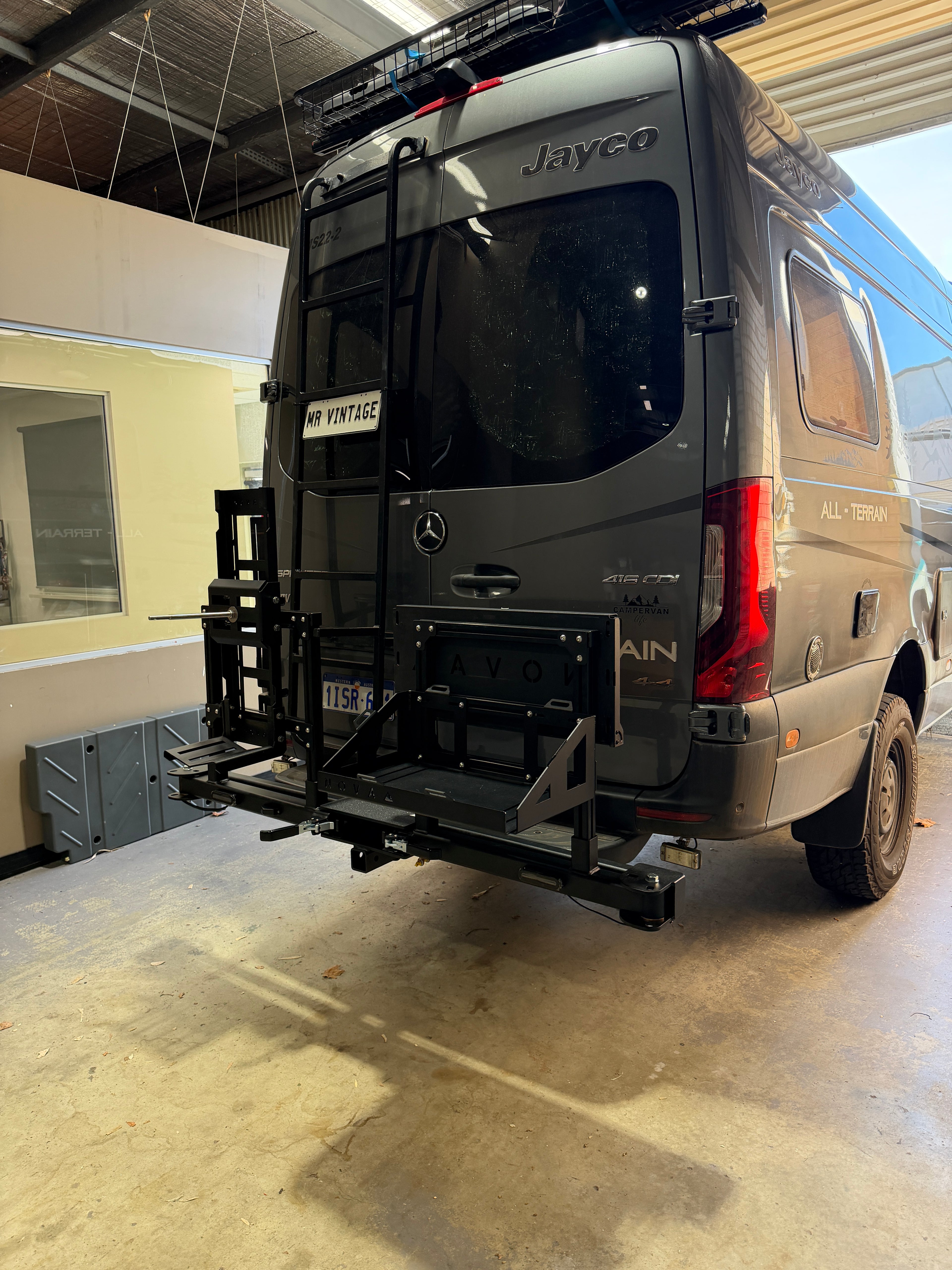 Sprinter Van Rear Bar Gear Carrier