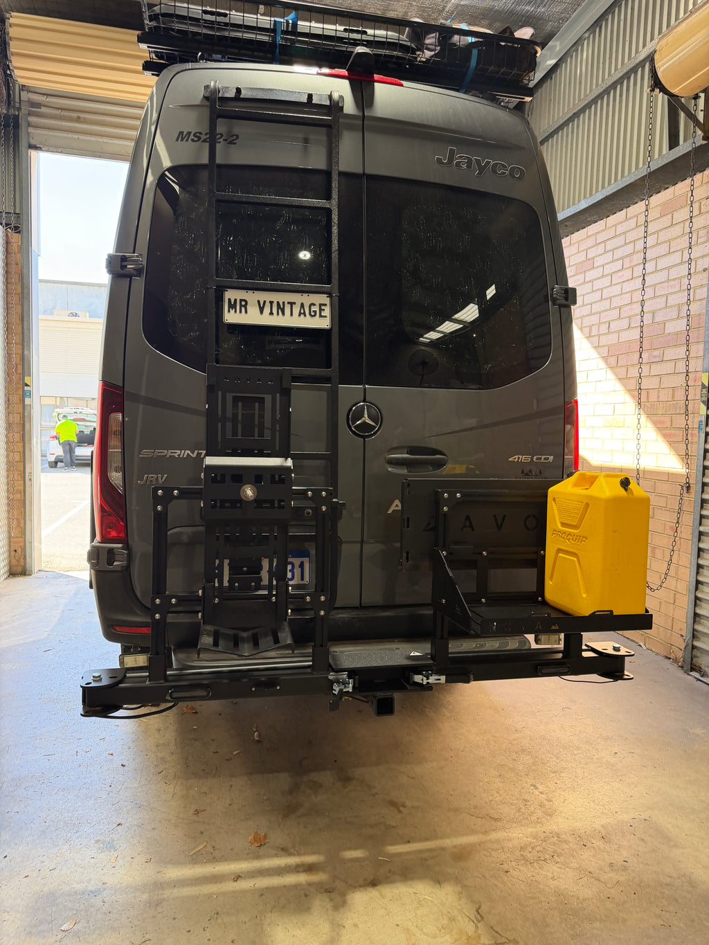 Sprinter Van Rear Bar Gear Carrier