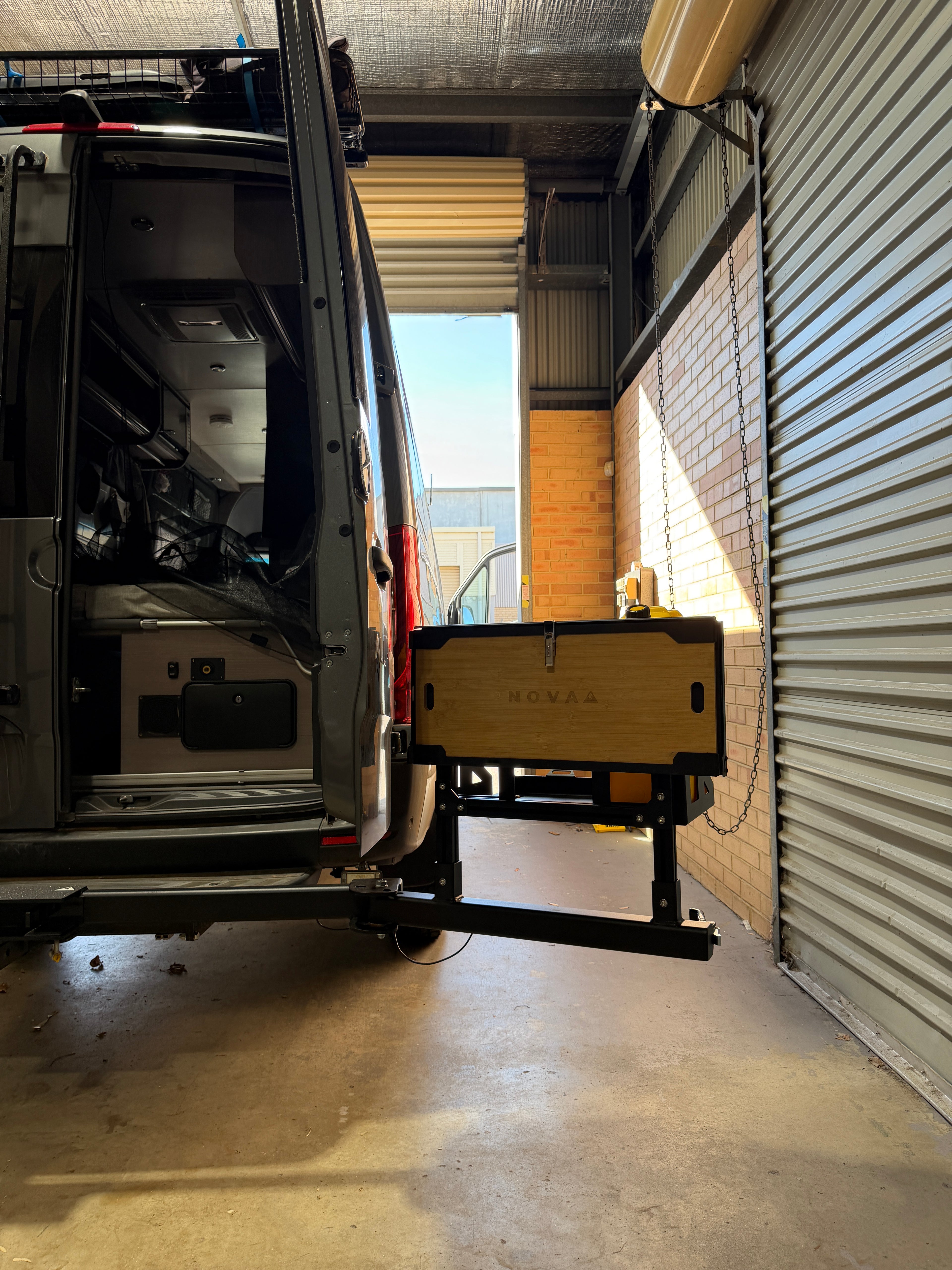 Sprinter Van Rear Bar Gear Carrier