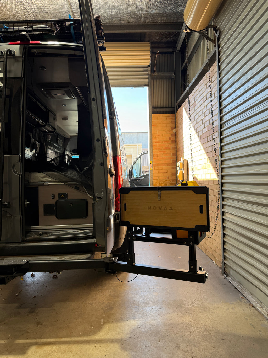 Sprinter Van Rear Bar Gear Carrier