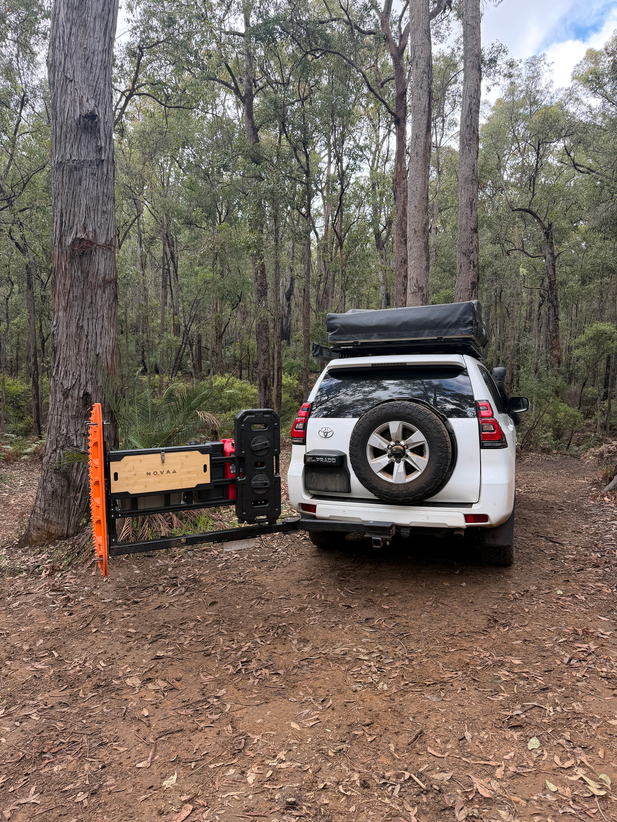 Toyota 150 Prado Hitch-Mounted Rear Bar