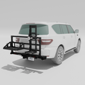 Nissan Patrol Hitch-Mounted Rear Bar