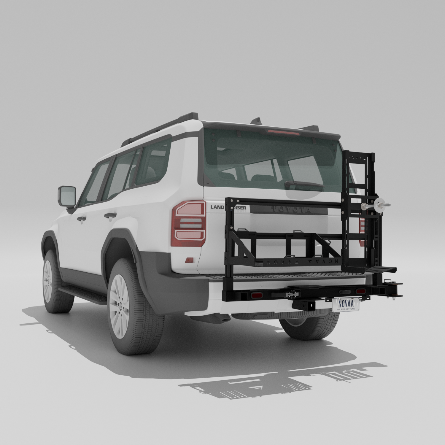 Toyota 250 Prado Hitch-Mounted Rear Bar