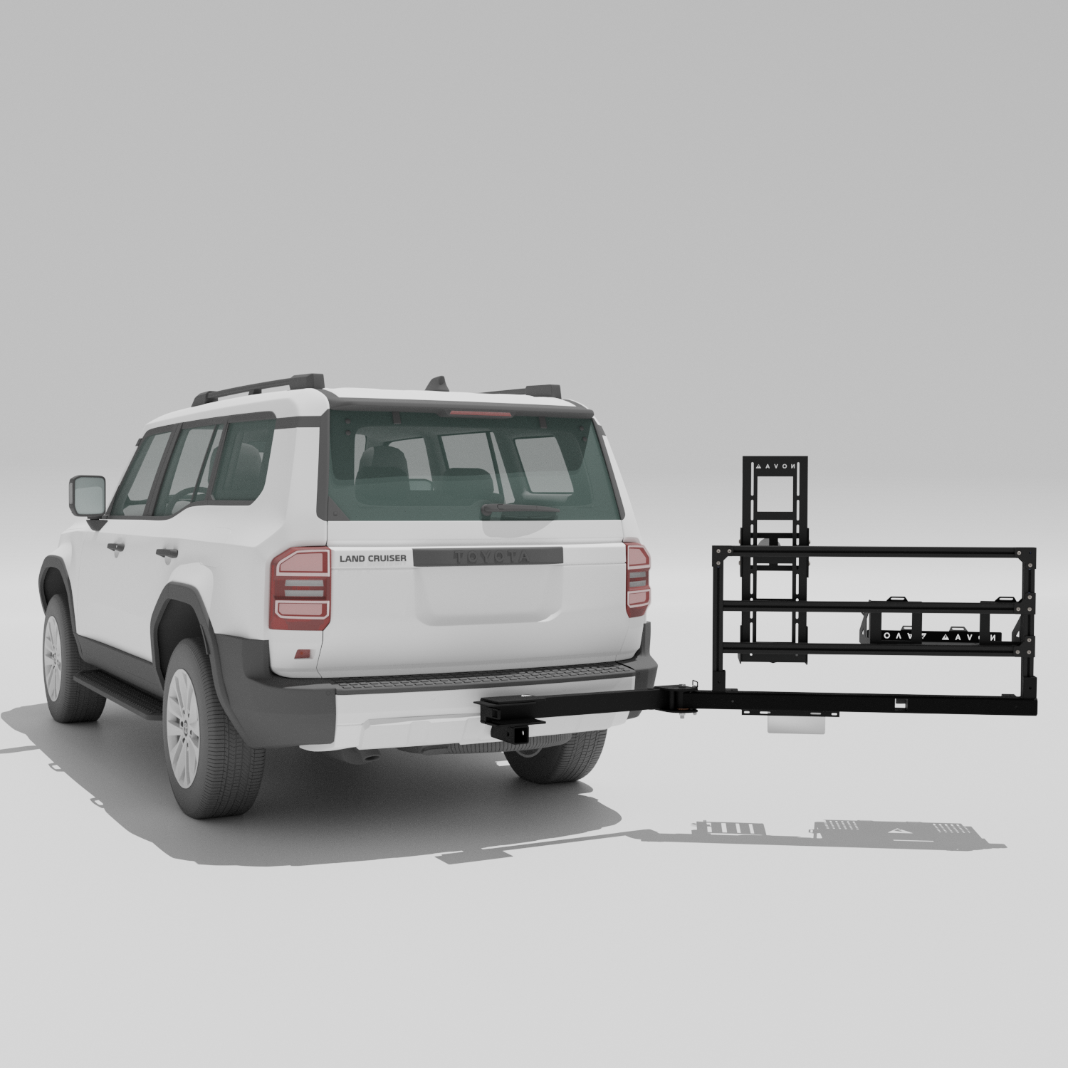 Toyota 250 Prado Hitch-Mounted Rear Bar