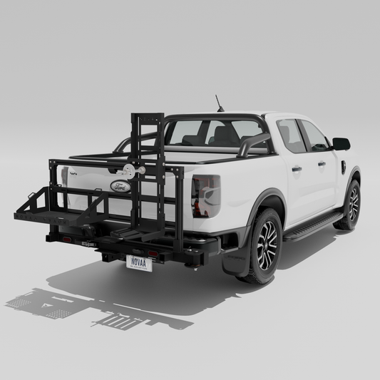 Dual Cab Ute Hitch-Mounted Rear Bar