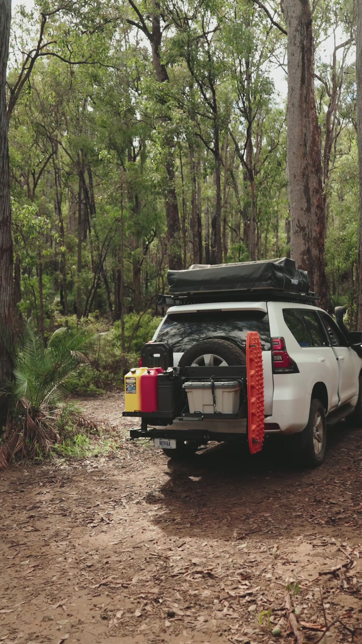 Toyota 150 Prado Hitch-Mounted Rear Bar
