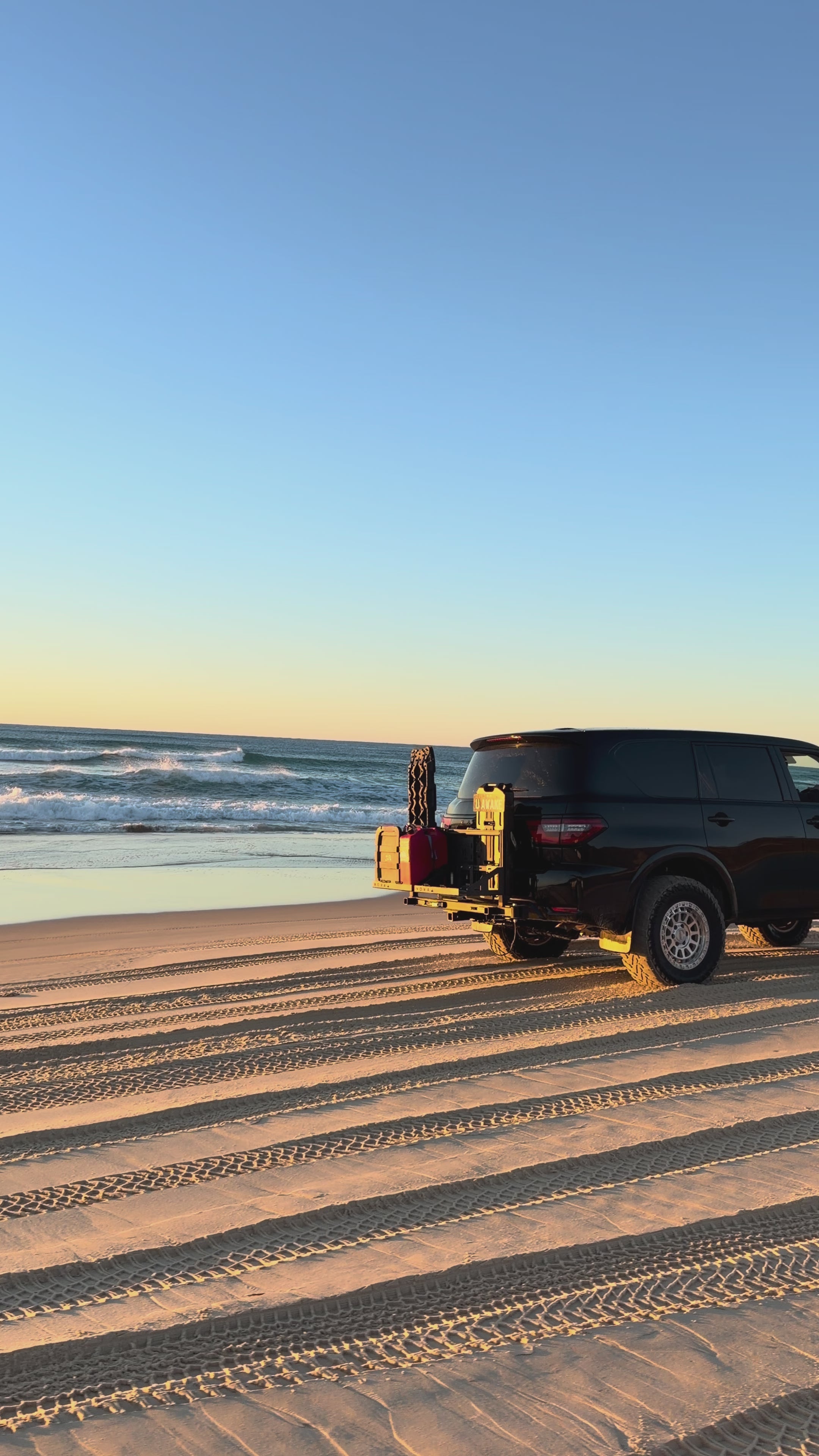 Nissan Patrol Hitch-Mounted Rear Bar