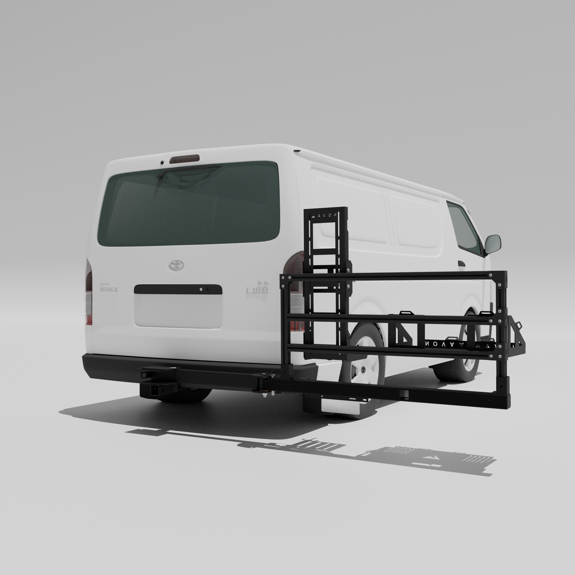 Hiace & Transporter Hitch-Mounted Rear Gear